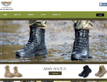 Tablet Screenshot of omnifootwear.com
